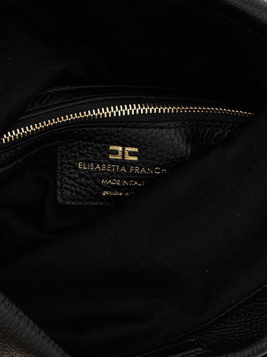 Elisabetta Franchi Logo Shoulder Bag