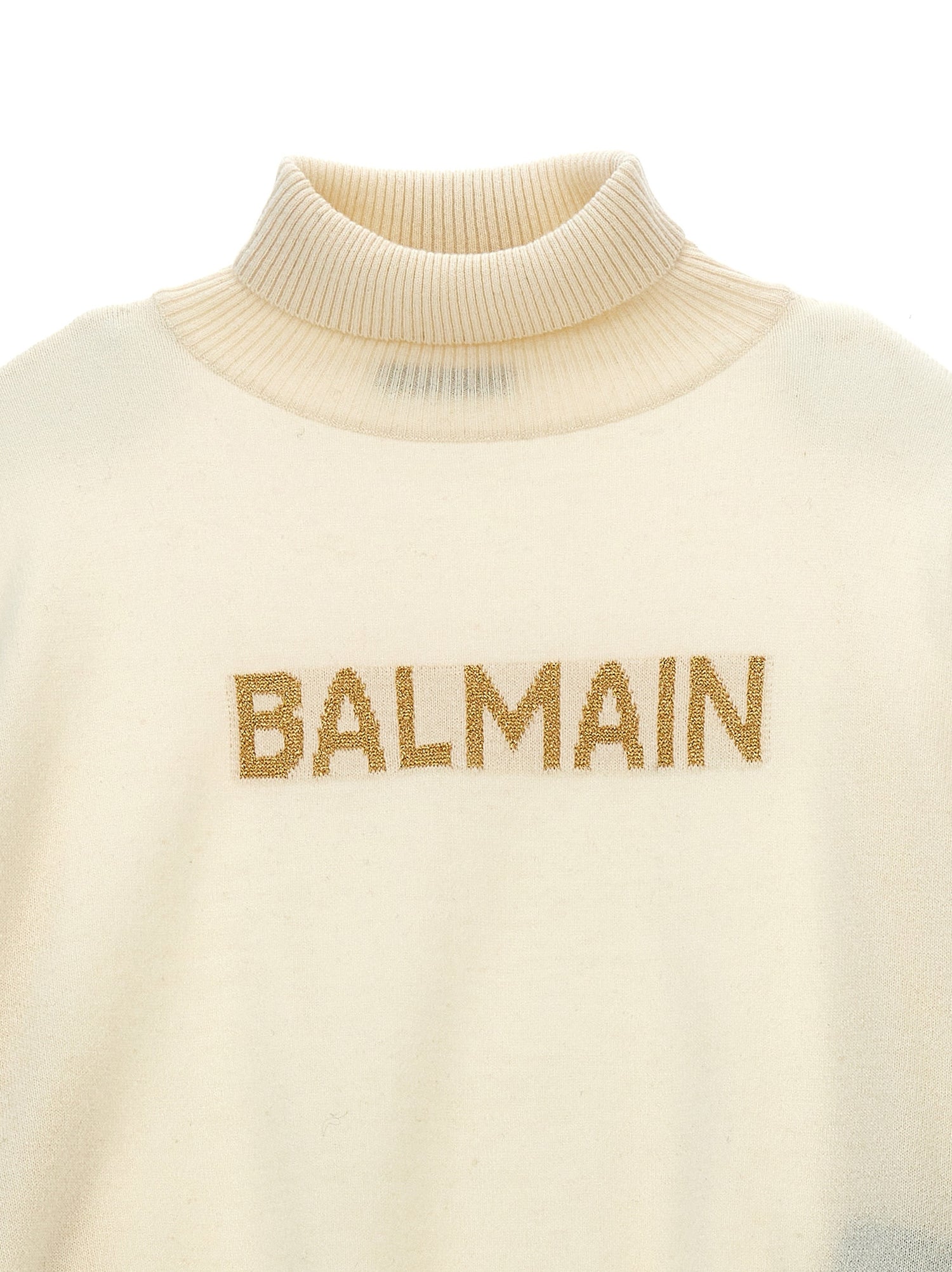Balmain Kids Glitter Logo Sweater