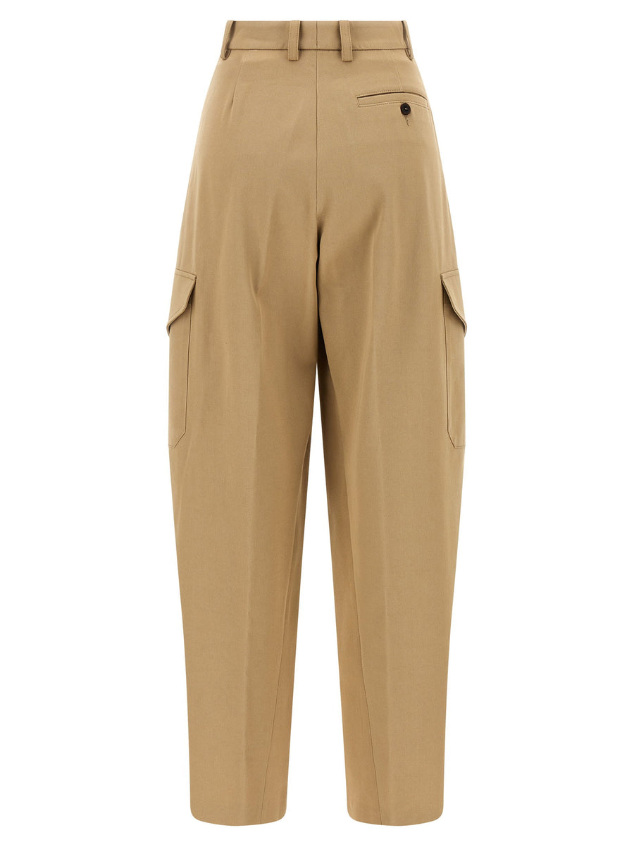 Givenchy Cocoon Pants For Women Luxury Cotton Wool Blend With Structured Silhouette And Pockets
