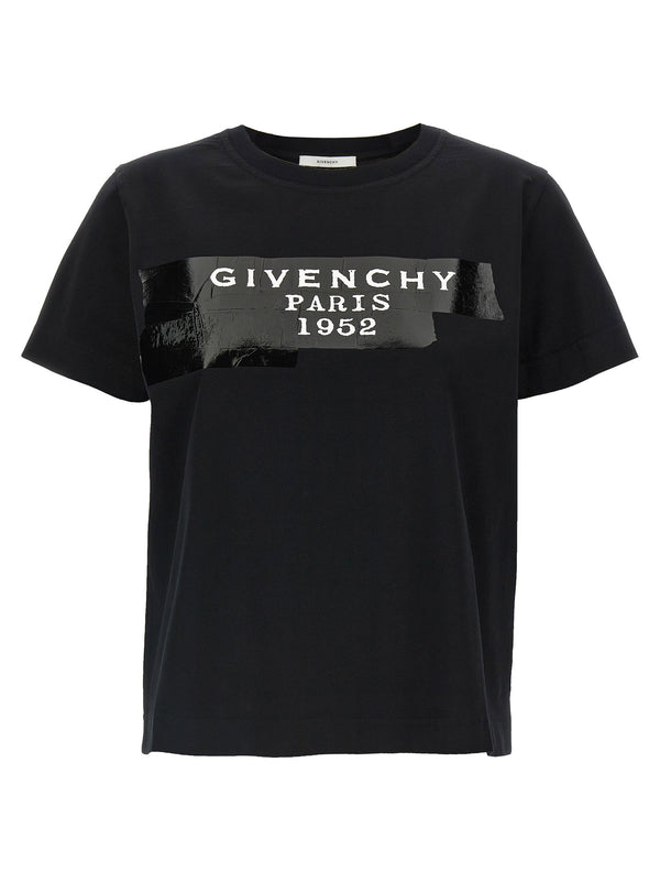 Givenchy Tape T Shirt for Women Luxurious 100 Percent Cotton with 3D Front Tape Detail Edition