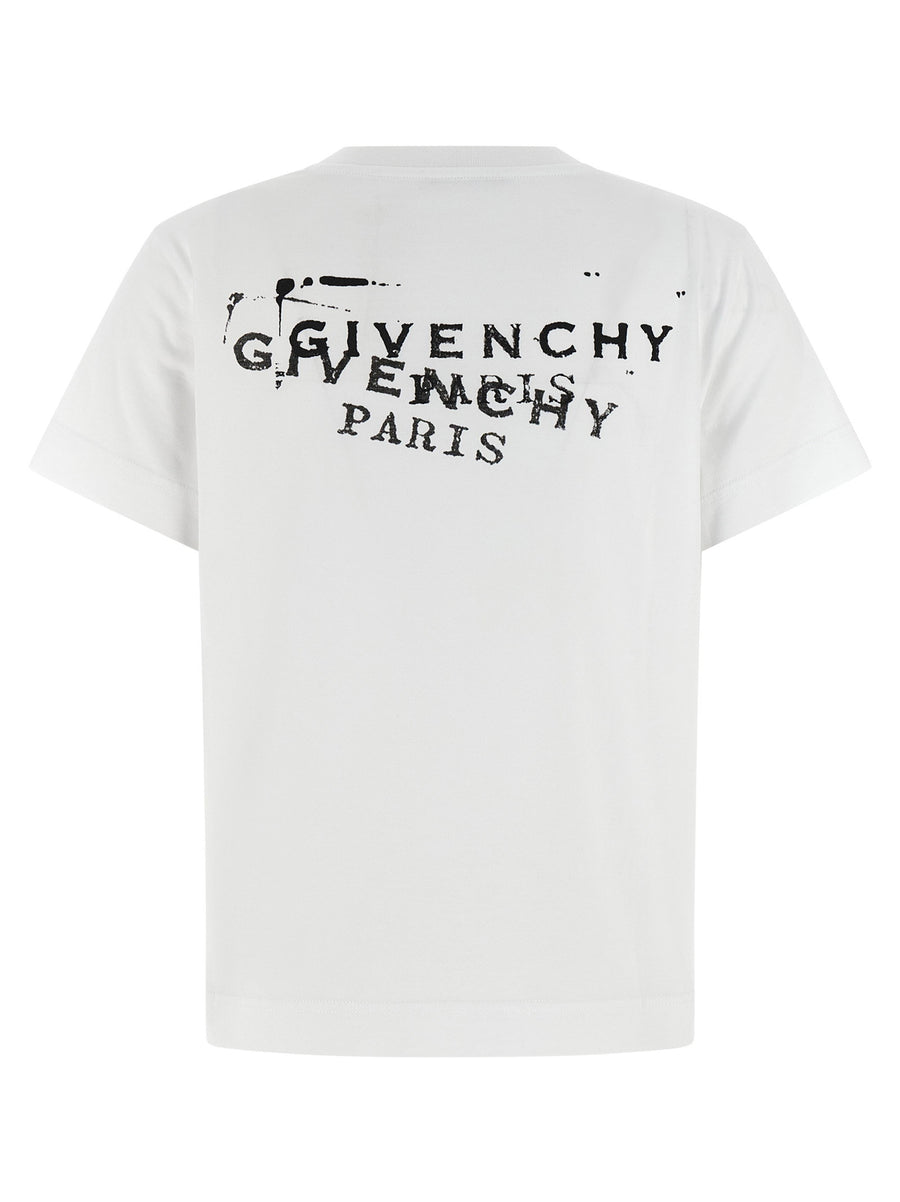 Givenchy Logo Stamp T Shirt For Women Luxury Everyday Wear Soft Cotton Crew Neck