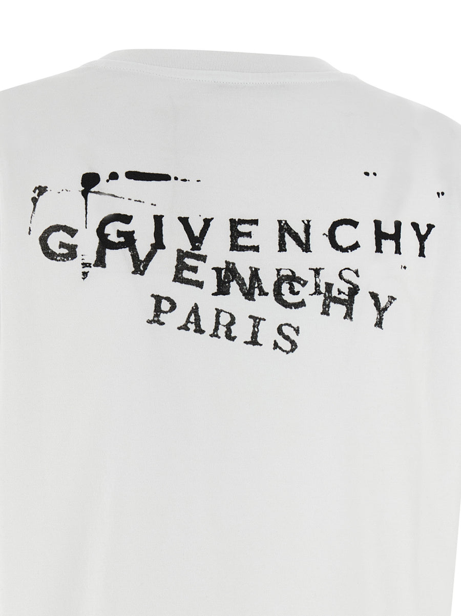 Givenchy Logo Stamp T Shirt For Women Luxury Everyday Wear Soft Cotton Crew Neck
