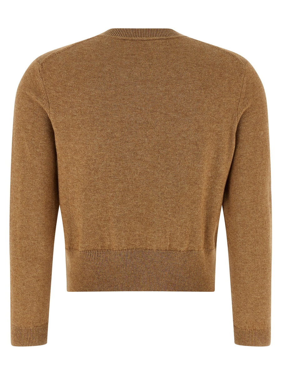 Marant Etoile Newton Cardigan Beige Soft Cotton Wool Blend For Women Luxurious Layering Piece