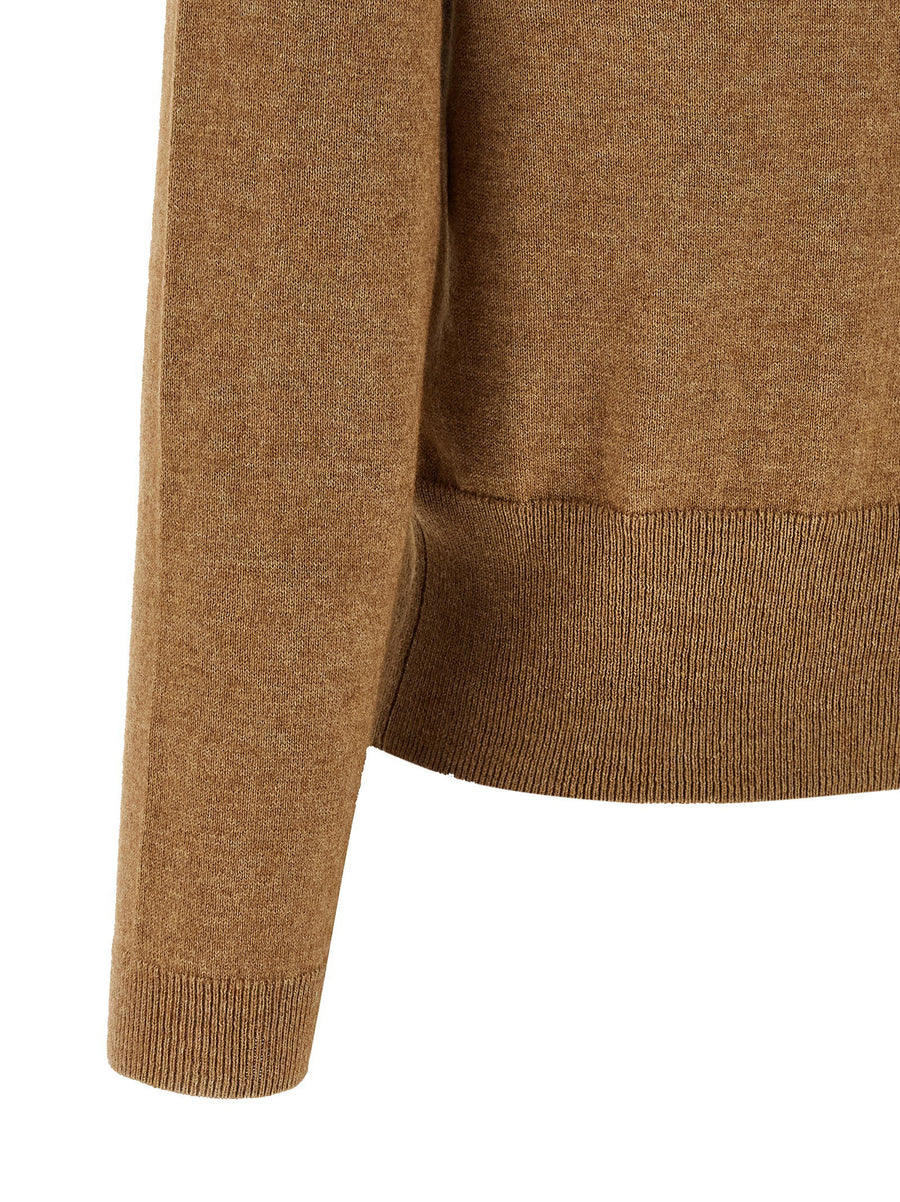 Marant Etoile Newton Cardigan Beige Soft Cotton Wool Blend For Women Luxurious Layering Piece