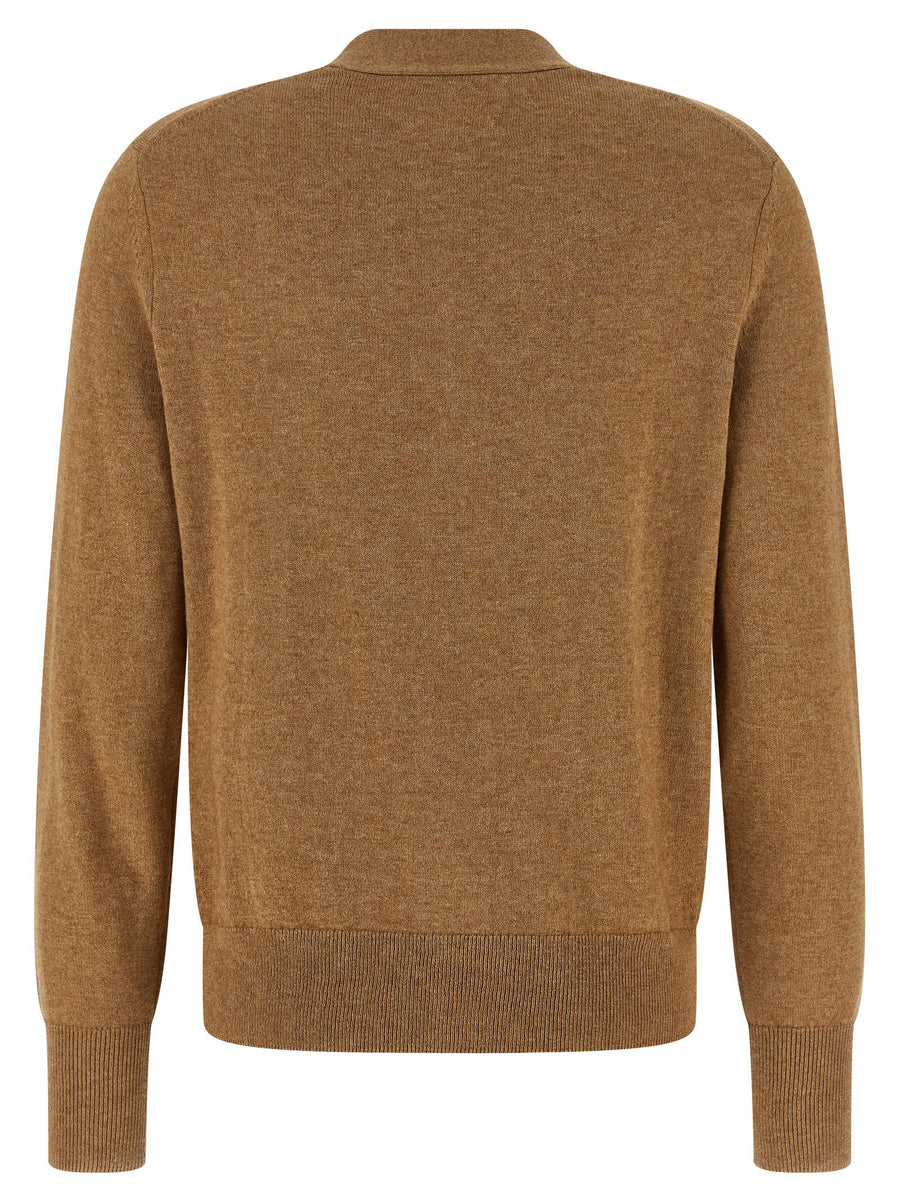 Marant Etoile Karina Cardigan Luxurious Cotton Wool Blend With Horn Button Closure For Women