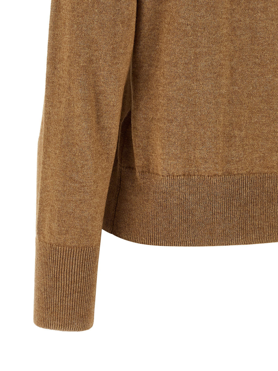 Marant Etoile Karina Cardigan Luxurious Cotton Wool Blend With Horn Button Closure For Women