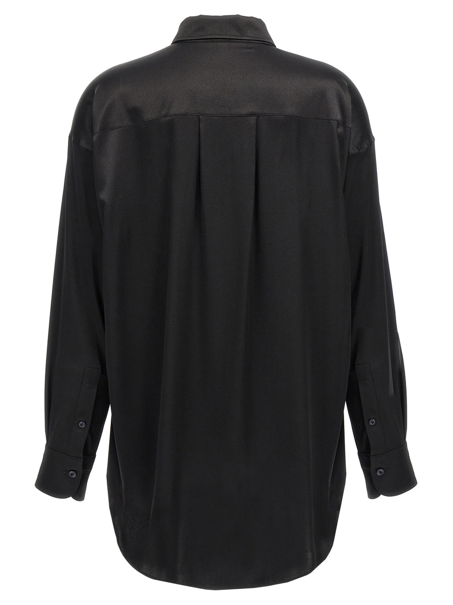 Tom Ford Silk Shirt For Women Luxury Satin Relaxed Fit Office Ready Polished Wardrobe Essential