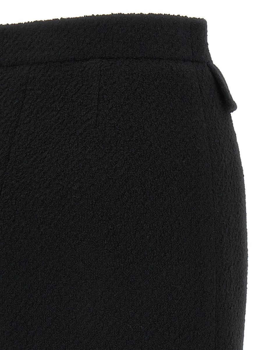 Chloé Bouclé Wool Skirt