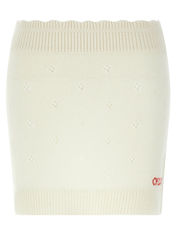 Chloé Jacquard Logo Skirt