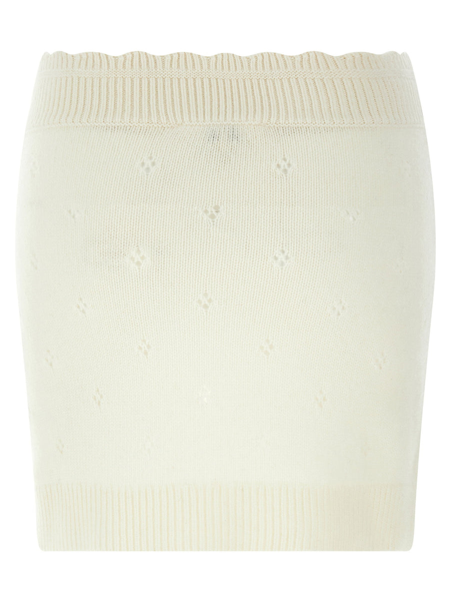 Chloé Jacquard Logo Skirt
