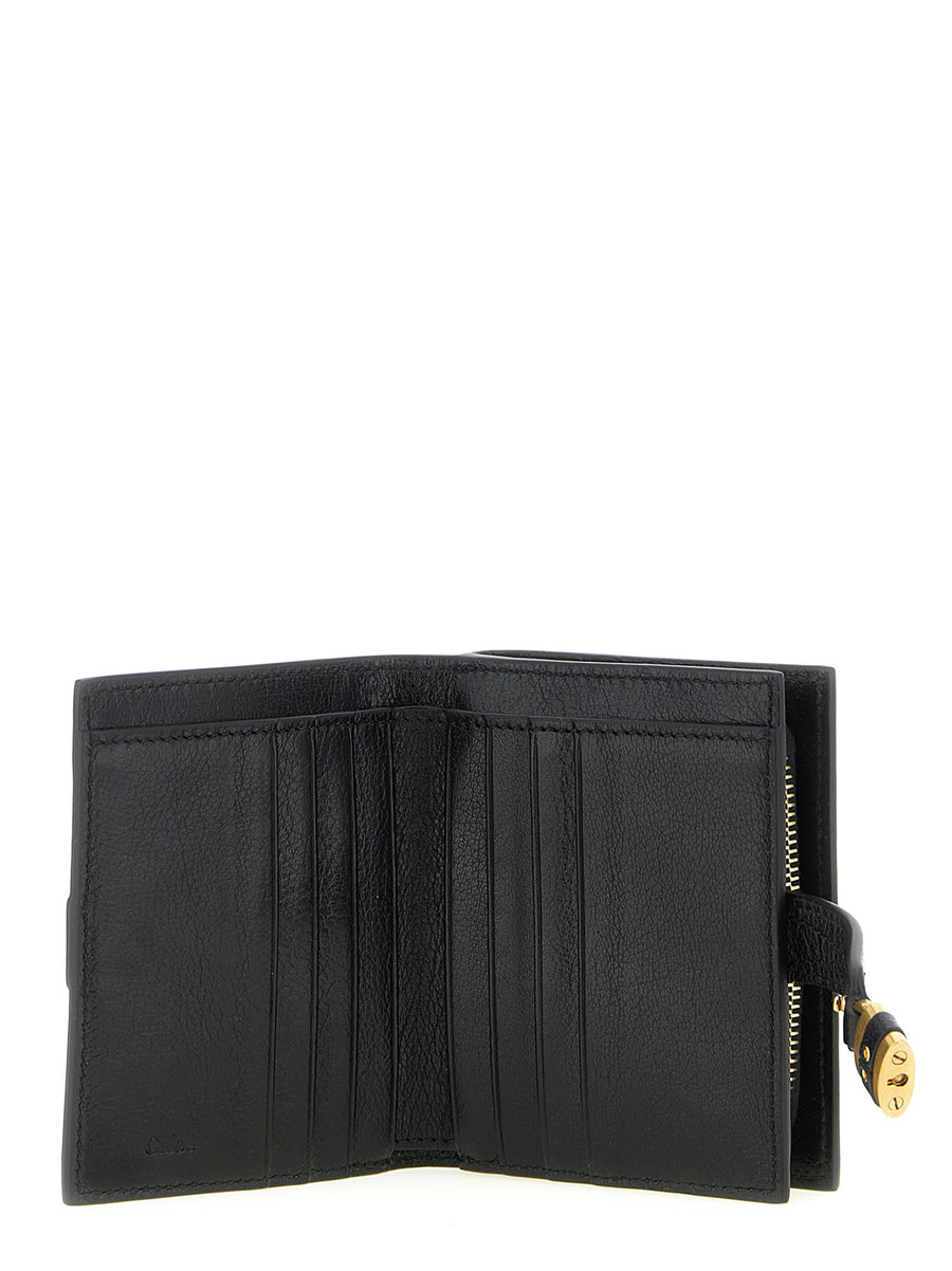 Chloé Paddington Wallet Luxury Compact Buffalo Leather For Women With Secure Organization