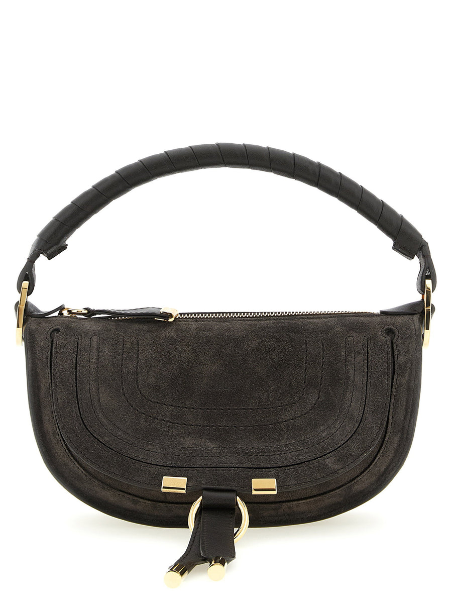 Chloé Marcie Mini Shoulder Bag Calfskin Leather Top Zip Closure For Women Everyday Luxury