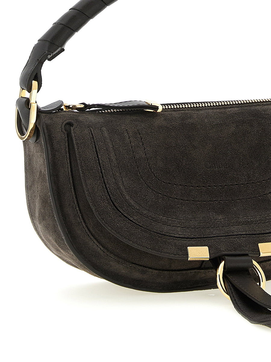 Chloé Marcie Mini Shoulder Bag Calfskin Leather Top Zip Closure For Women Everyday Luxury
