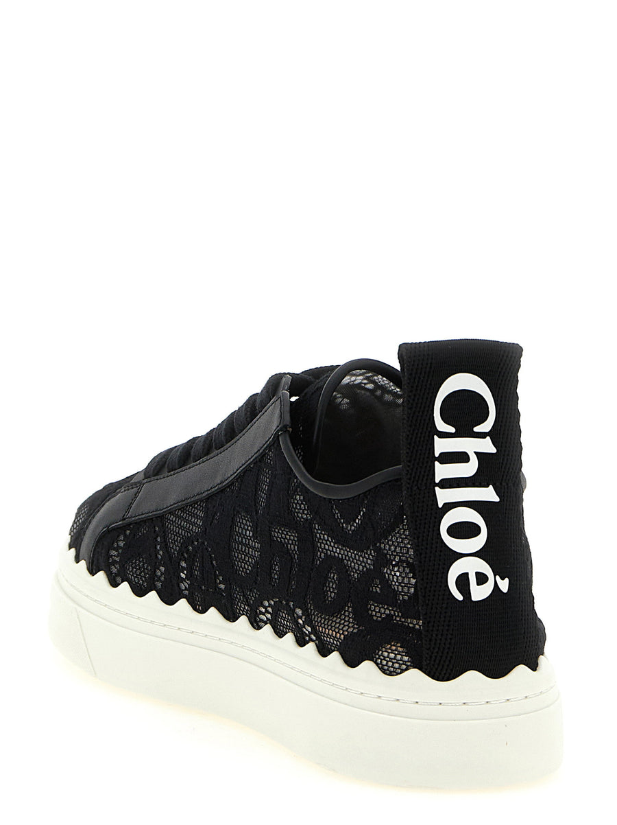 Chloé Lauren Lace Sneakers