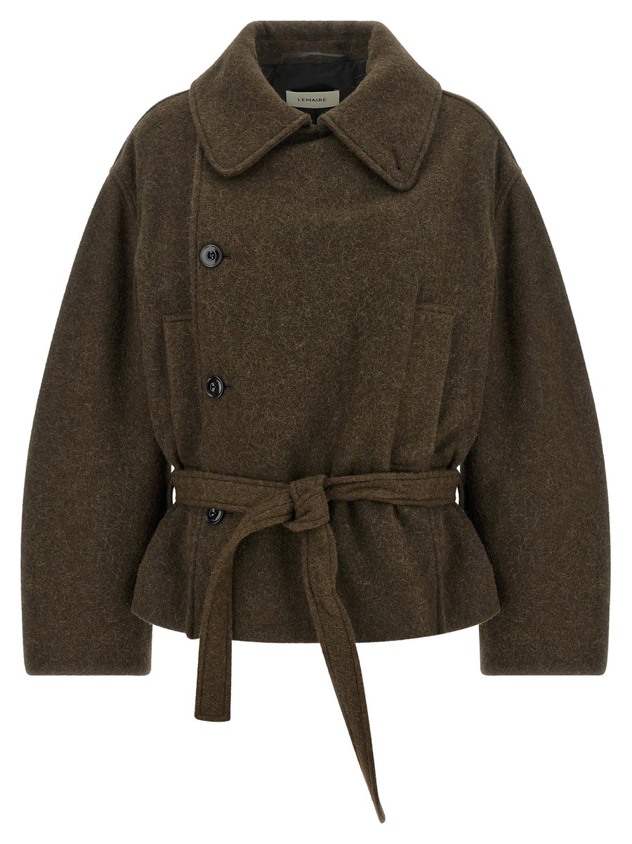 Lemaire Short Wrap Coat