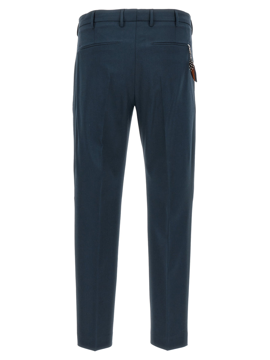 Pt Torino Dieci Premium Wool Trousers For Men With Stretch Elastane Tailored Comfort True To Size