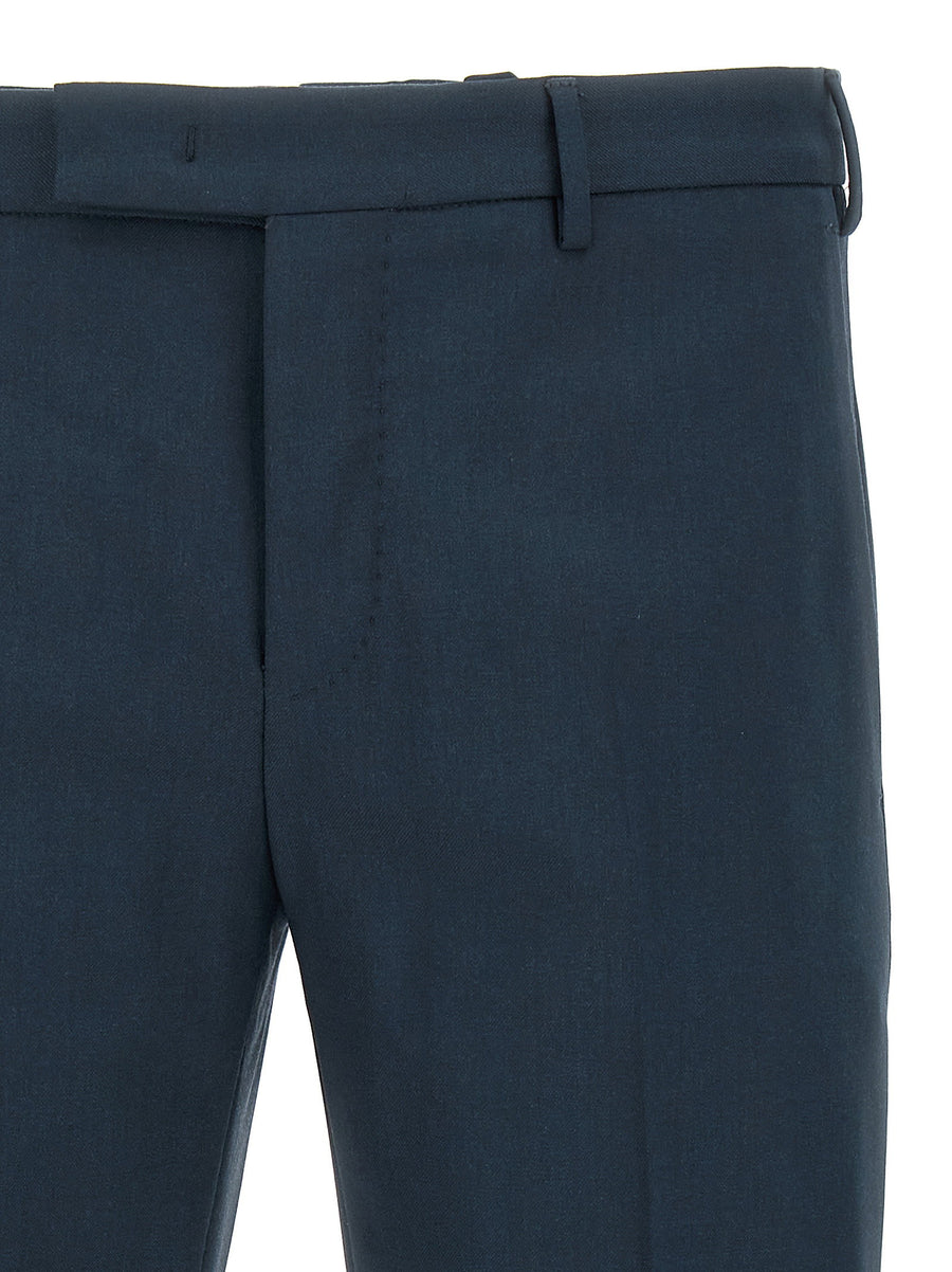 Pt Torino Dieci Premium Wool Trousers For Men With Stretch Elastane Tailored Comfort True To Size
