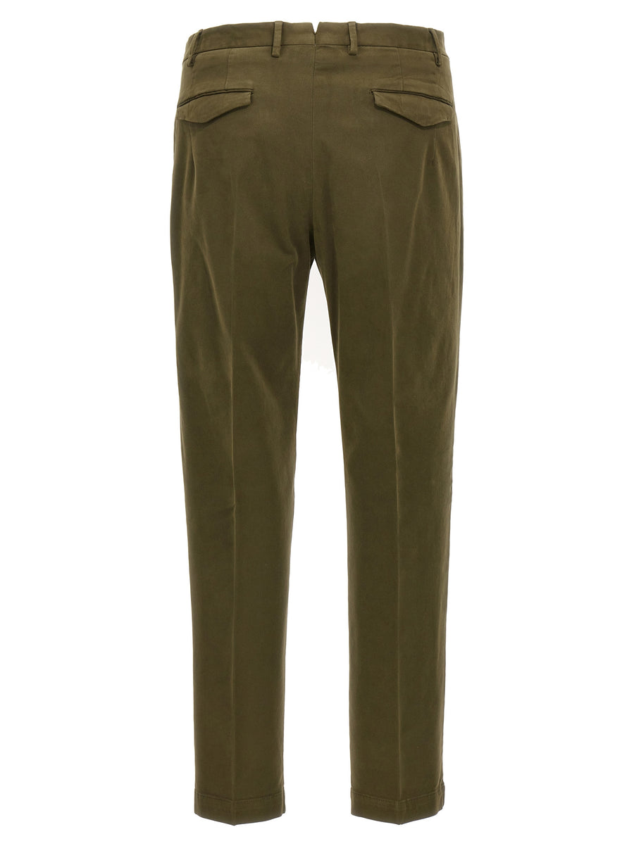 Pt Torino Master Pants Women Green Modal Cotton Blend Breathable Luxury Smart Casual Trousers