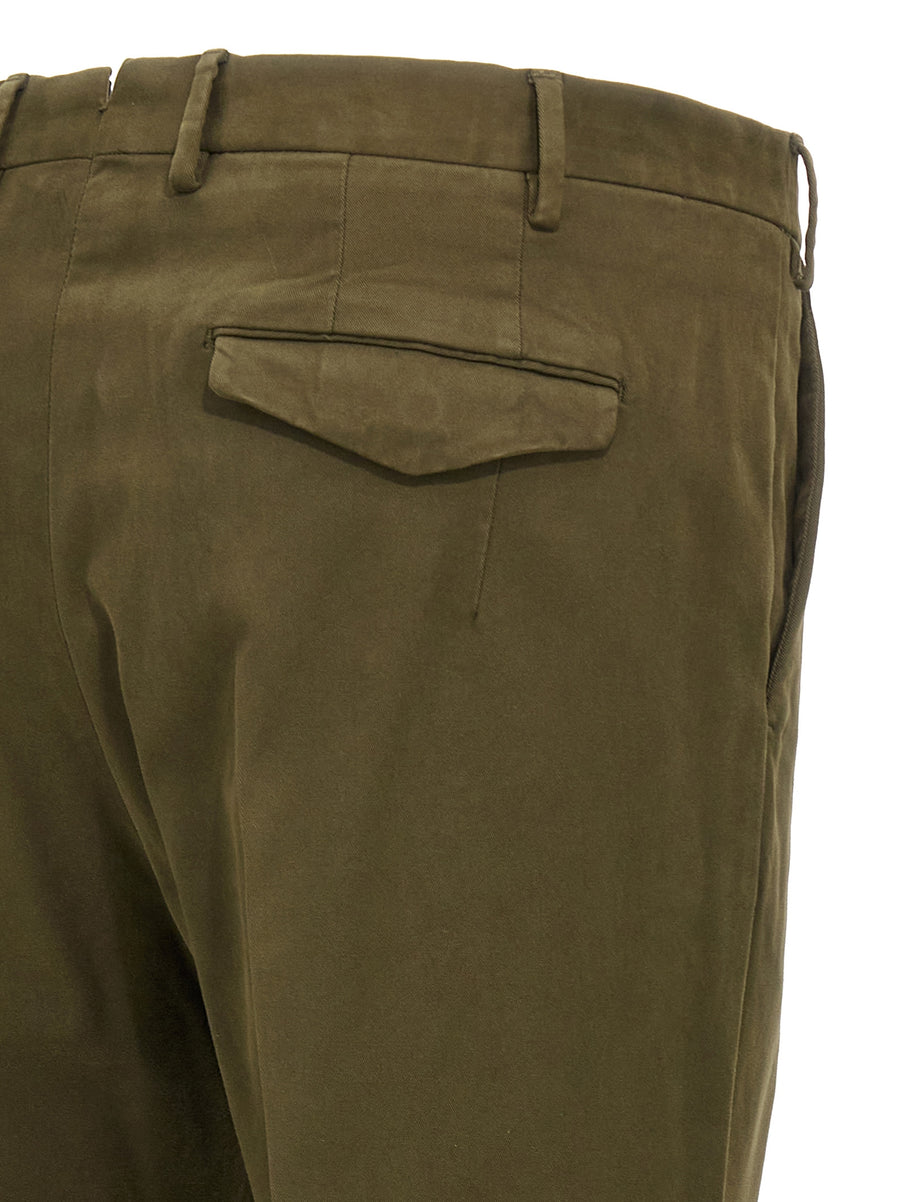 Pt Torino Master Pants Women Green Modal Cotton Blend Breathable Luxury Smart Casual Trousers