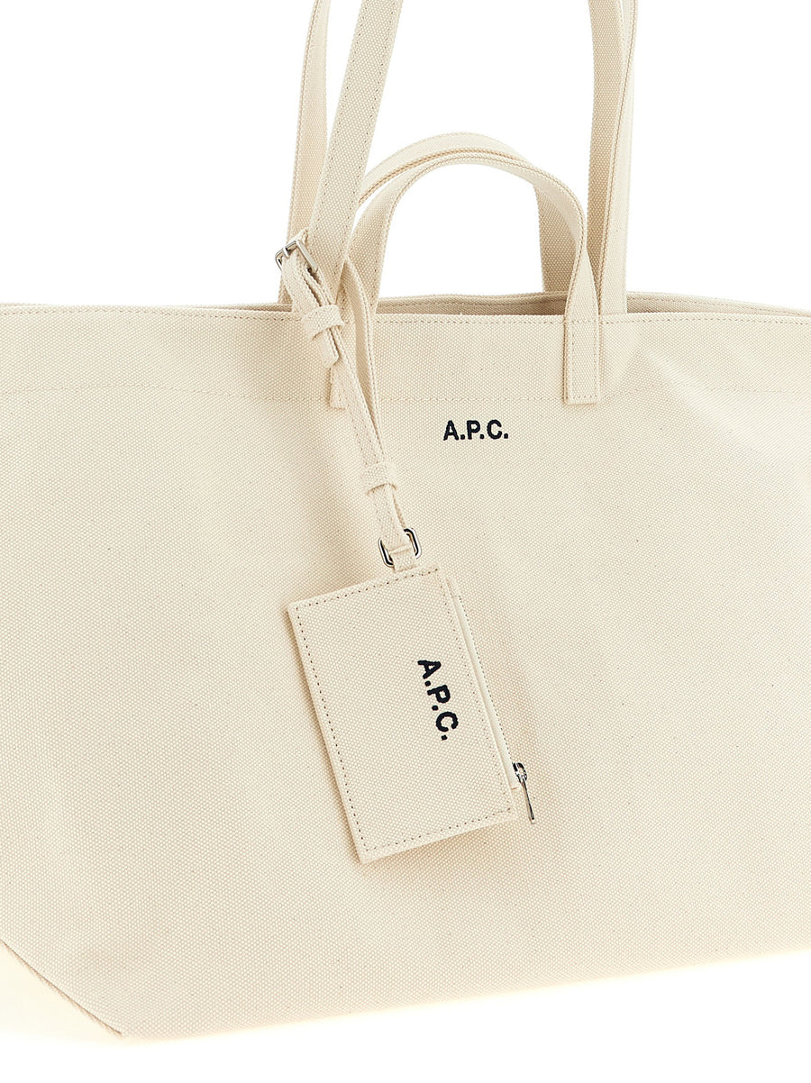 APC Le Drummer Toile Large Shopping Bag For Women Luxurious Roomy 100 Percent Cotton Canvas Tote