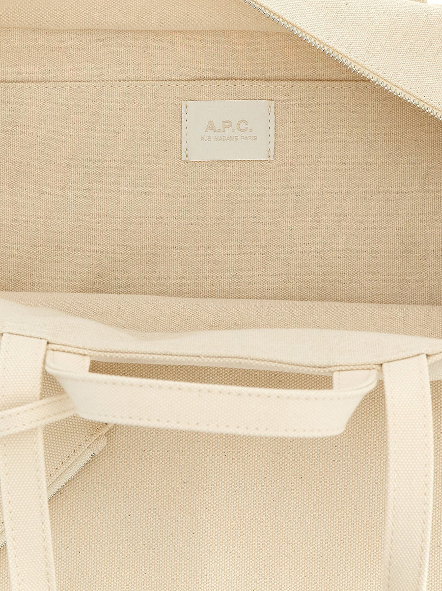 APC Le Drummer Toile Large Shopping Bag For Women Luxurious Roomy 100 Percent Cotton Canvas Tote
