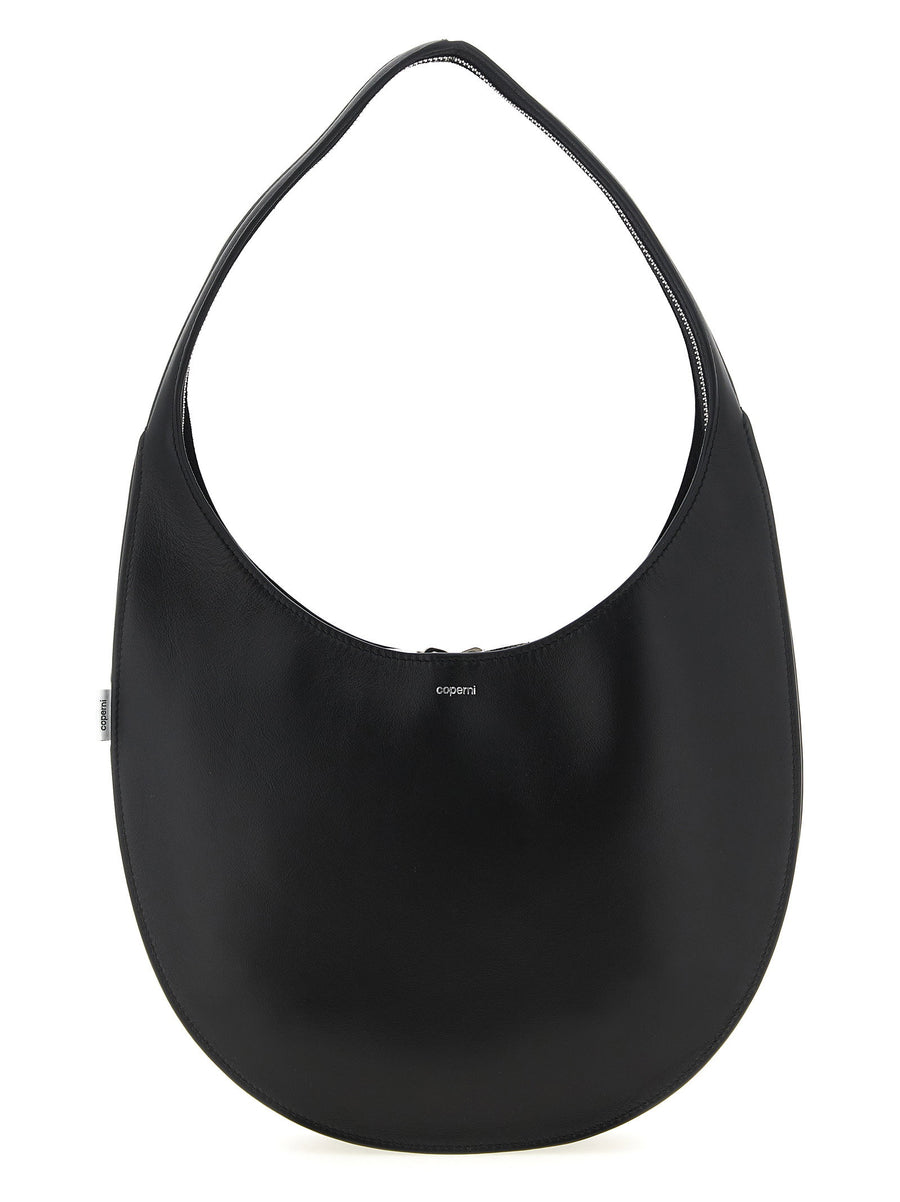 Coperni Soft Swipe Medium Shoulder Bag Black Leather With iPhone Inspired Swipe To Unlock For Women Everyday Luxury