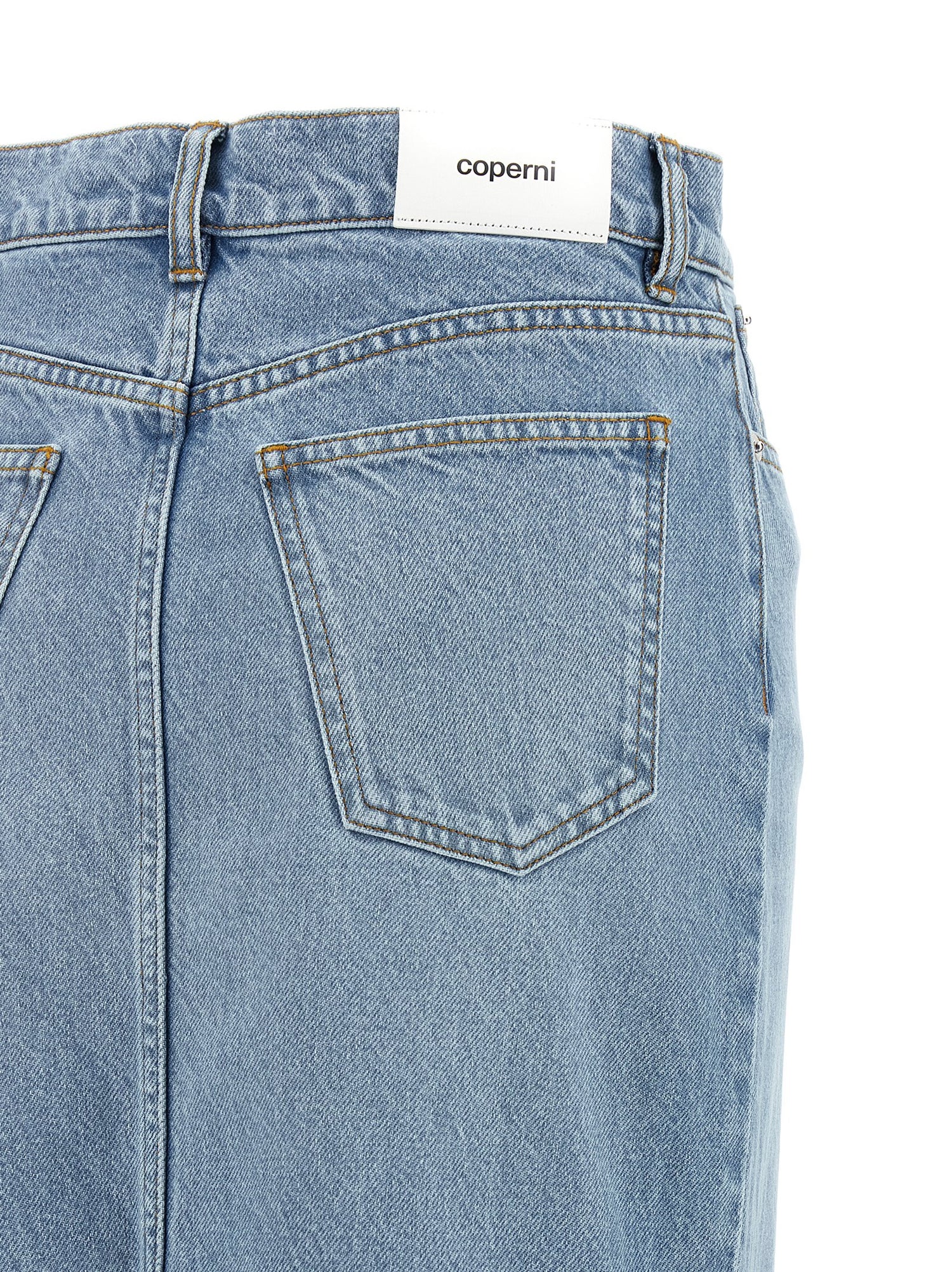 Coperni One-leg Denim Skirt