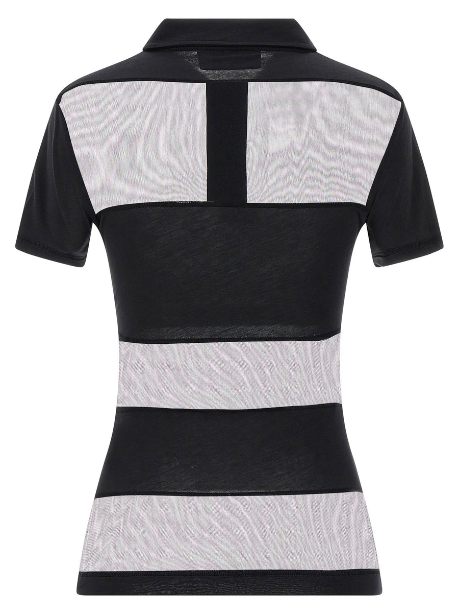 Coperni ‘sheer Striped’ Polo Shirt