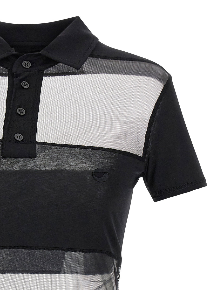 Coperni ‘sheer Striped’ Polo Shirt