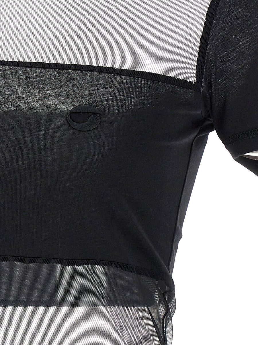 Coperni ‘sheer Striped’ Polo Shirt