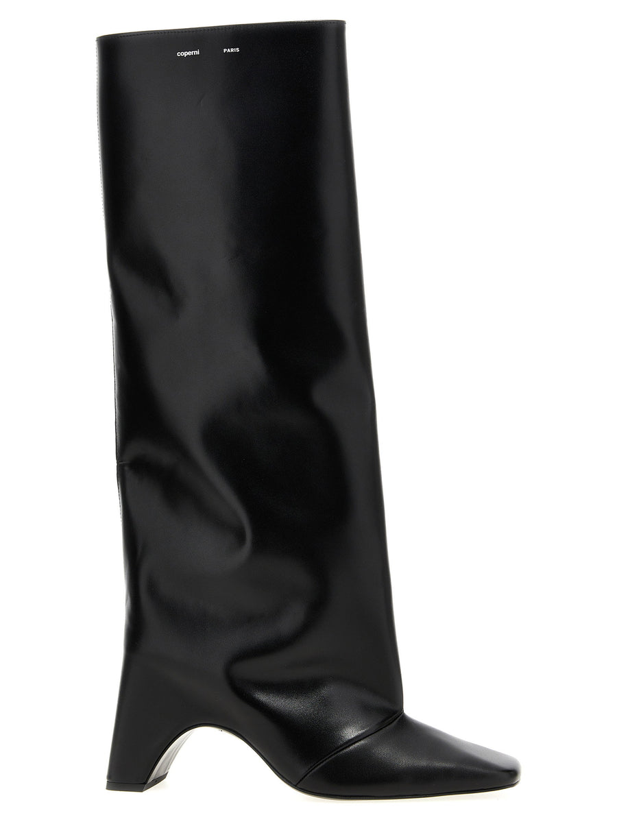 Coperni Bridge Boots Luxury Architecture Inspired Leather Squared Toe For Modern City Women