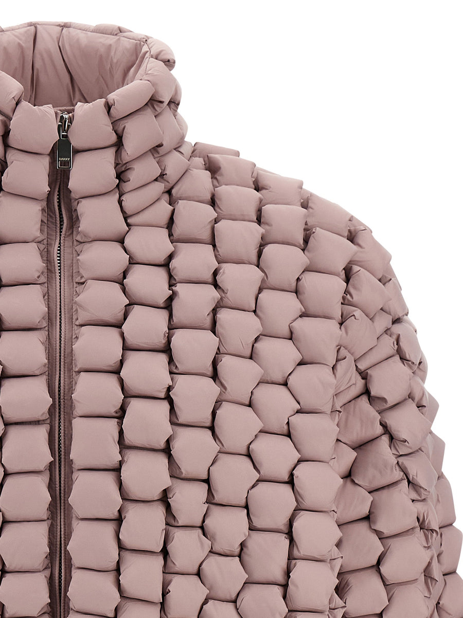 Raxxy 3D Down Jacket For Women With Bold Multicolor Styling Warm Lightweight Goose Feather Padding