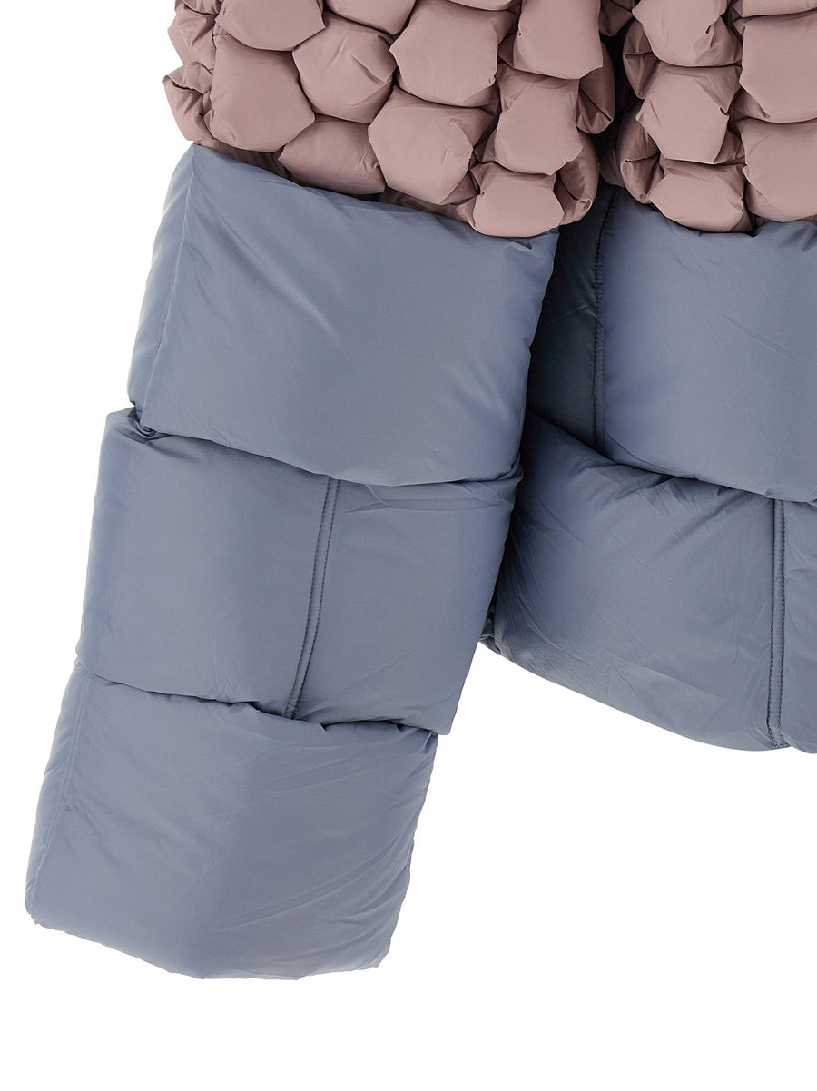 Raxxy 3D Down Jacket For Women With Bold Multicolor Styling Warm Lightweight Goose Feather Padding