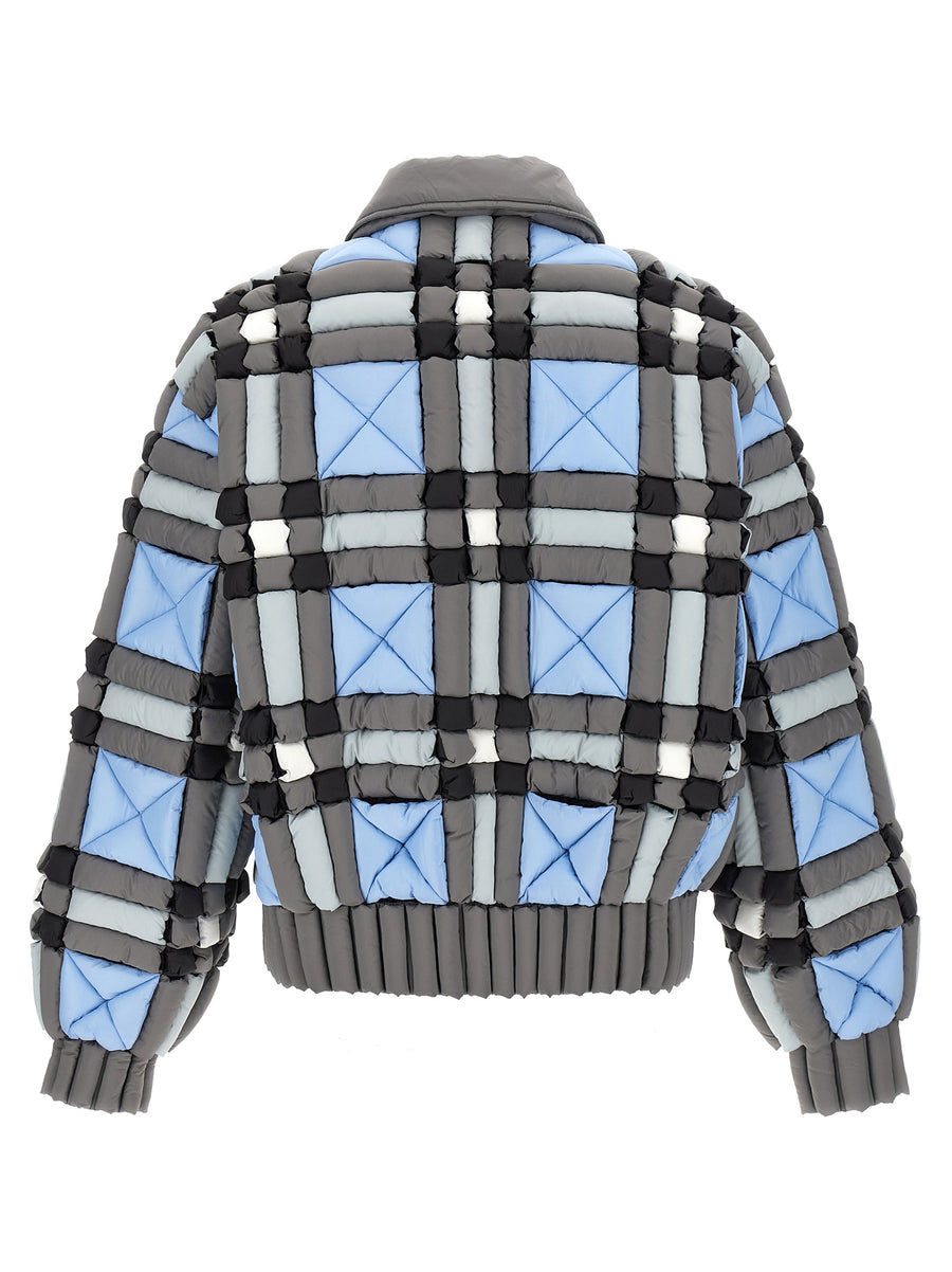 Raxxy 3D Down Jacket for Women Multicolor Nylon Bomber With Goose Feather Fill Oversized Cozy