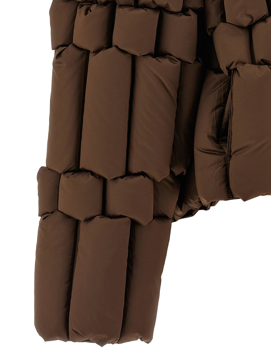 Raxxy 3D Down Jacket For Women With Lightweight Warmth And Cropped Hooded Nylon Shell
