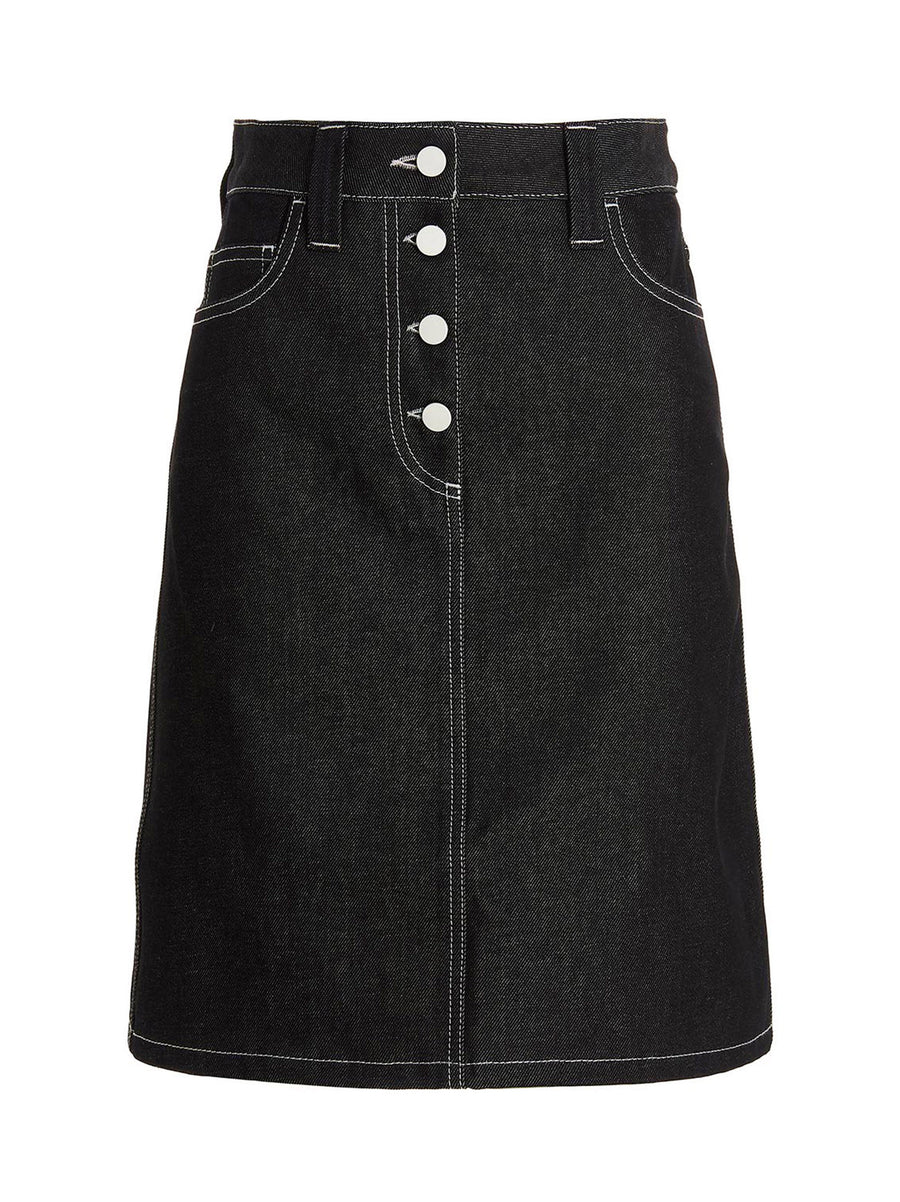 Sunnei Blue Denim Skirt For Women With Contemporary Detailing And Refined Craftsmanship
