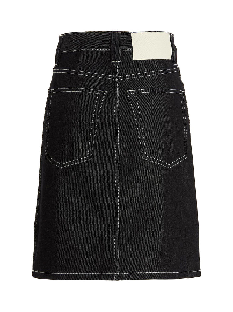 Sunnei Blue Denim Skirt For Women With Contemporary Detailing And Refined Craftsmanship