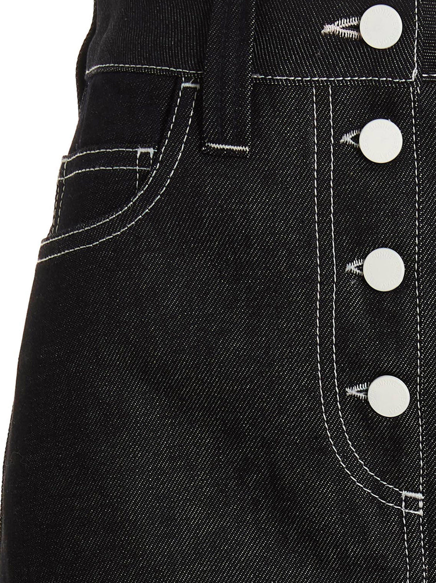 Sunnei Blue Denim Skirt For Women With Contemporary Detailing And Refined Craftsmanship