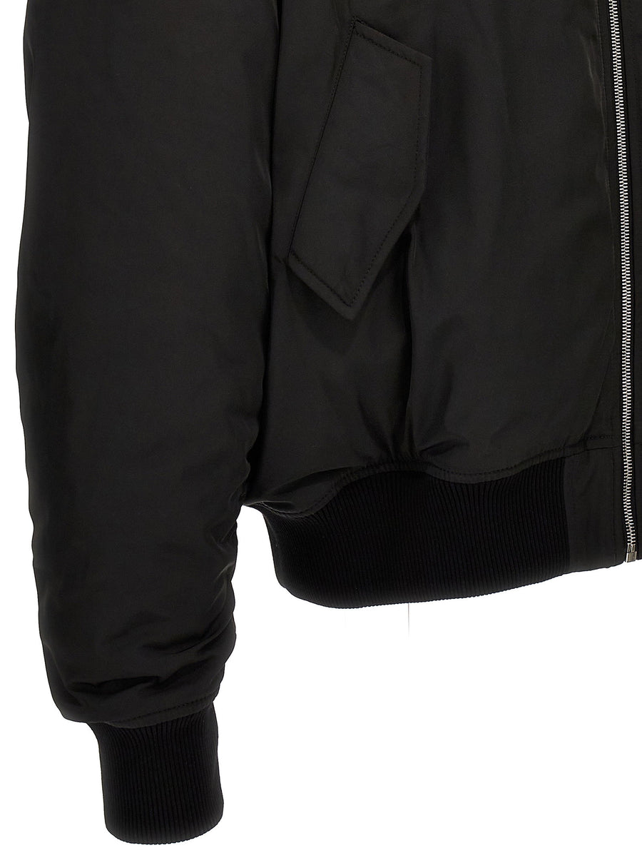 1989 Studio Padded Nylon Bomber Jacket For Men City Ready Warmth With Zip Closure Front Pockets