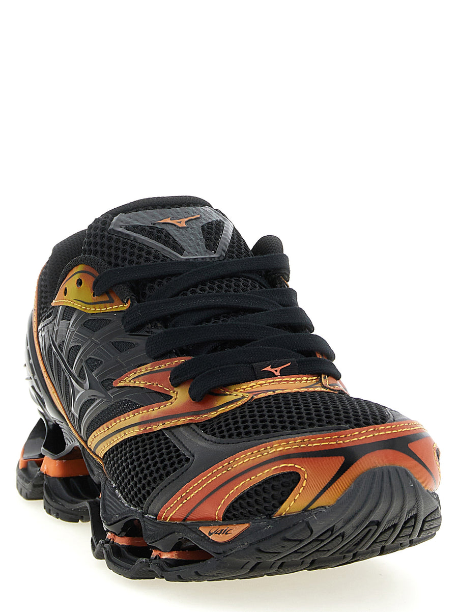 Mizuno Wave Prophecy LS Sneakers Premium Mesh Comfort With Pearlescent Inserts And Ayame Embroidery For UK Men