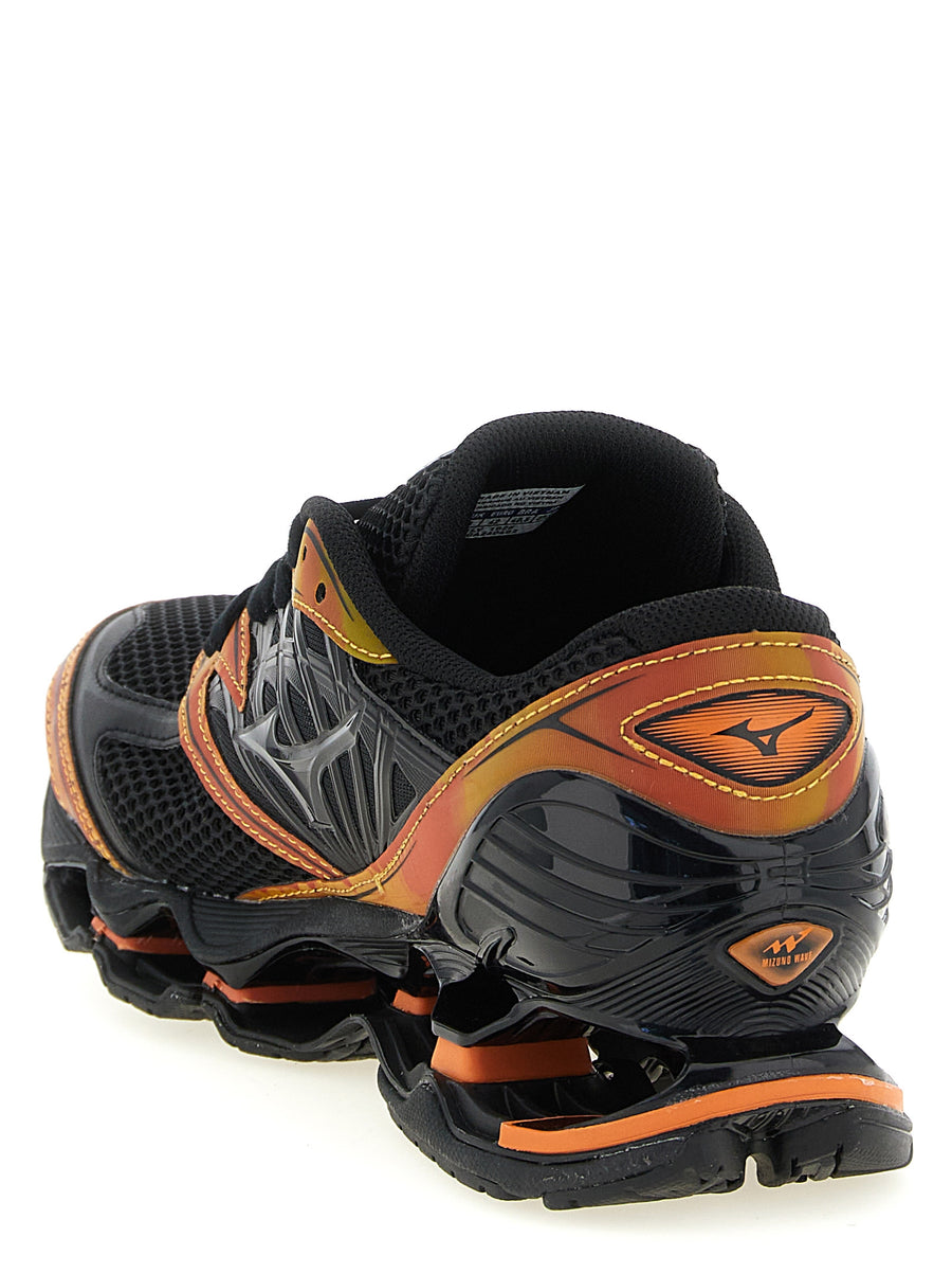 Mizuno Wave Prophecy LS Sneakers Premium Mesh Comfort With Pearlescent Inserts And Ayame Embroidery For UK Men