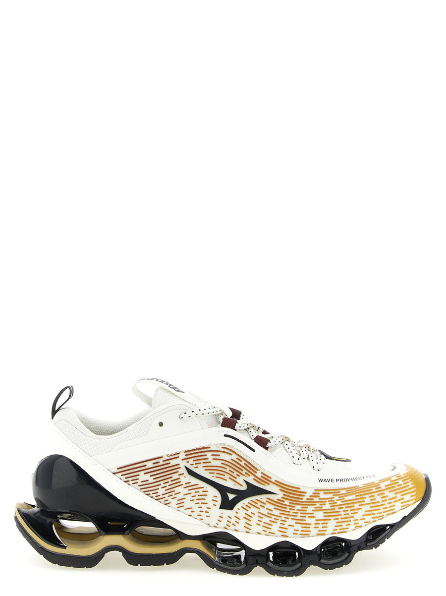 Mizuno Wave Prophecy 13.2 Gold Sneakers for Men UK