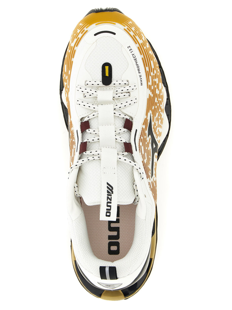 Mizuno Wave Prophecy 13.2 Gold Sneakers for Men UK