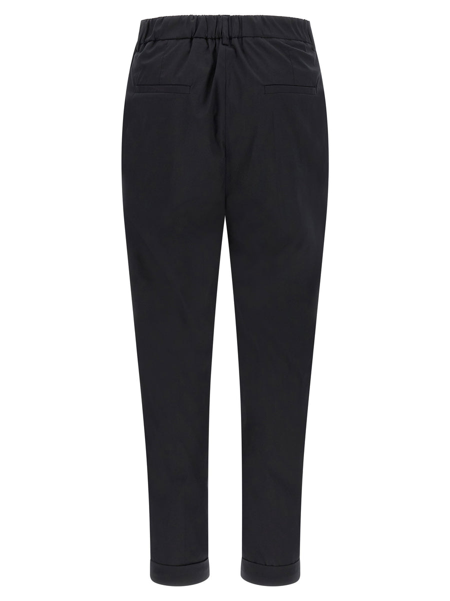Kiton Poplin Pants For Women Luxury Stretch Cotton Tailored For Polished Everyday Workwear
