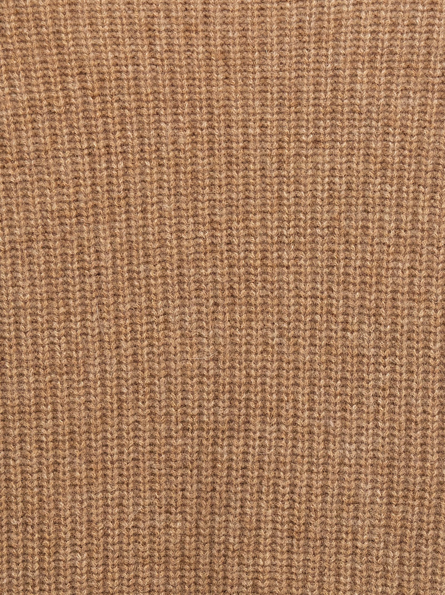 PAROSH Cashmere Sweater for Women Premium Beige Crewneck Warmth Timeless Wardrobe Staple