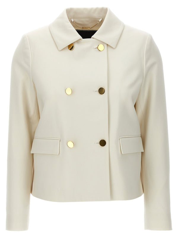 Kiton Cropped Double-breasted Jacket