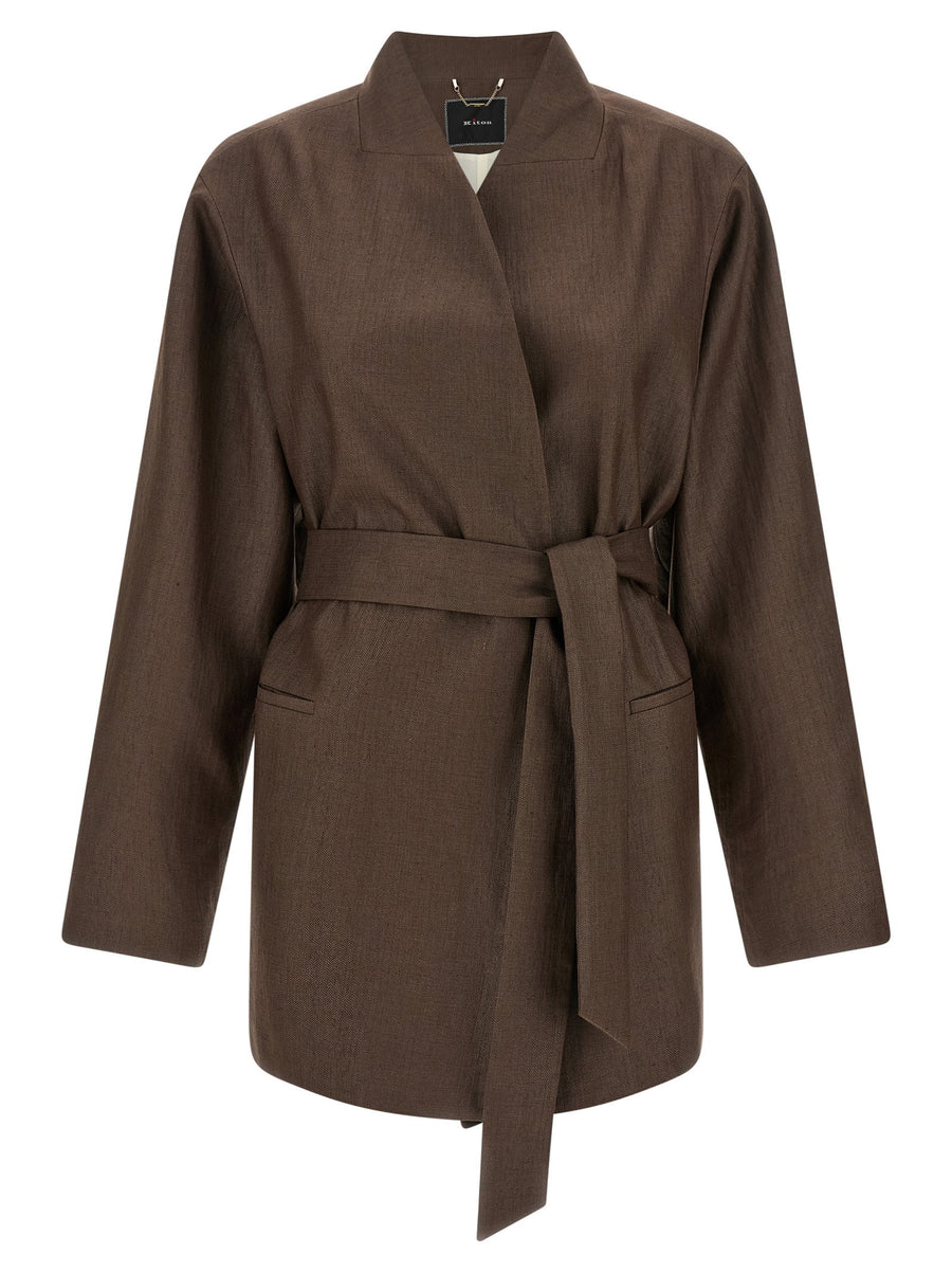 Kiton Linen Blend Blazer