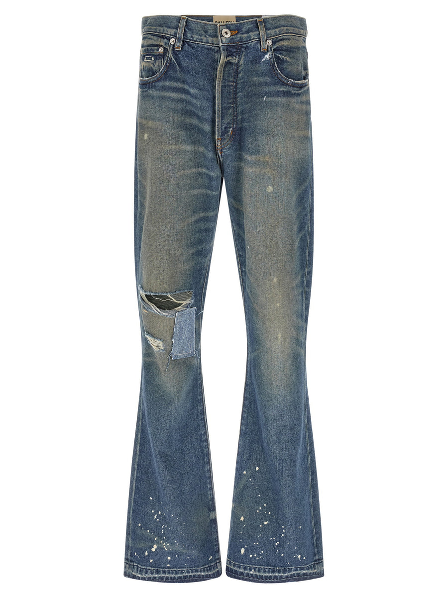 Gallery Dept Dagger Bootcut Jeans For Men Vintage Stonewashed 100 Percent Cotton Denim Edition