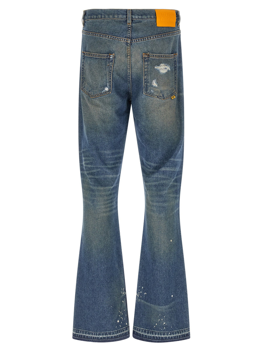 Gallery Dept Dagger Bootcut Jeans For Men Vintage Stonewashed 100 Percent Cotton Denim Edition