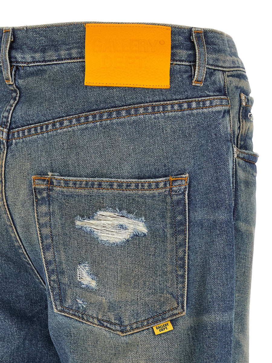 Gallery Dept Dagger Bootcut Jeans For Men Vintage Stonewashed 100 Percent Cotton Denim Edition